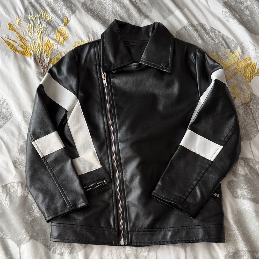 Kids Black and White Jacket
